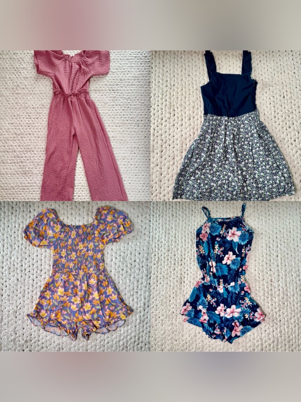 Girls Romper and Dress Bundle 7/8